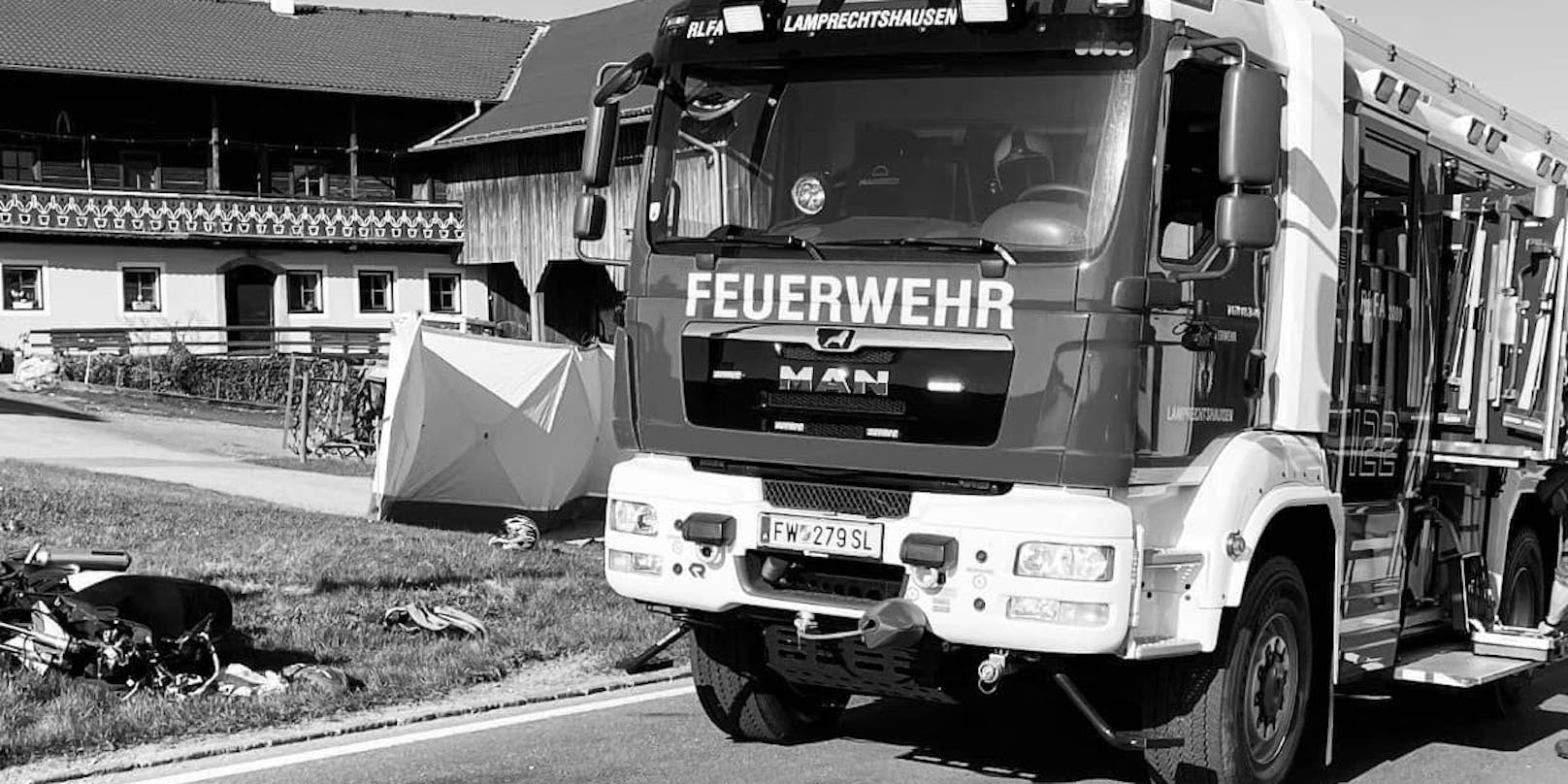 Am Mittwoch kam es im Gemeindegebiet von Lamprechtshausen (S) zu einem tödlichen Verkehrsunfall.