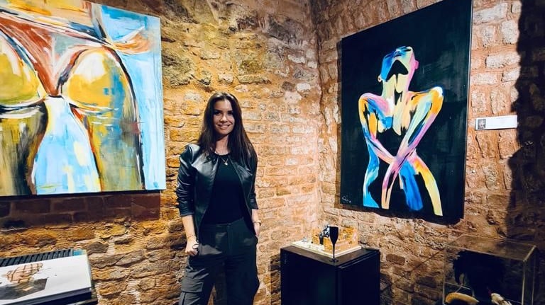 Am 31.03.2021 begann Dana Zawadas Vernissage in der Galerie Steiner in 1010 Wien. 