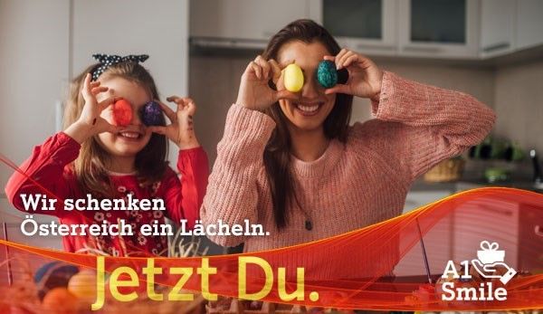  A1: Gratis Surfen am Osterwochenende, offene A1 Shops während der Osterruhe und Osterbonus im Online-Shop.