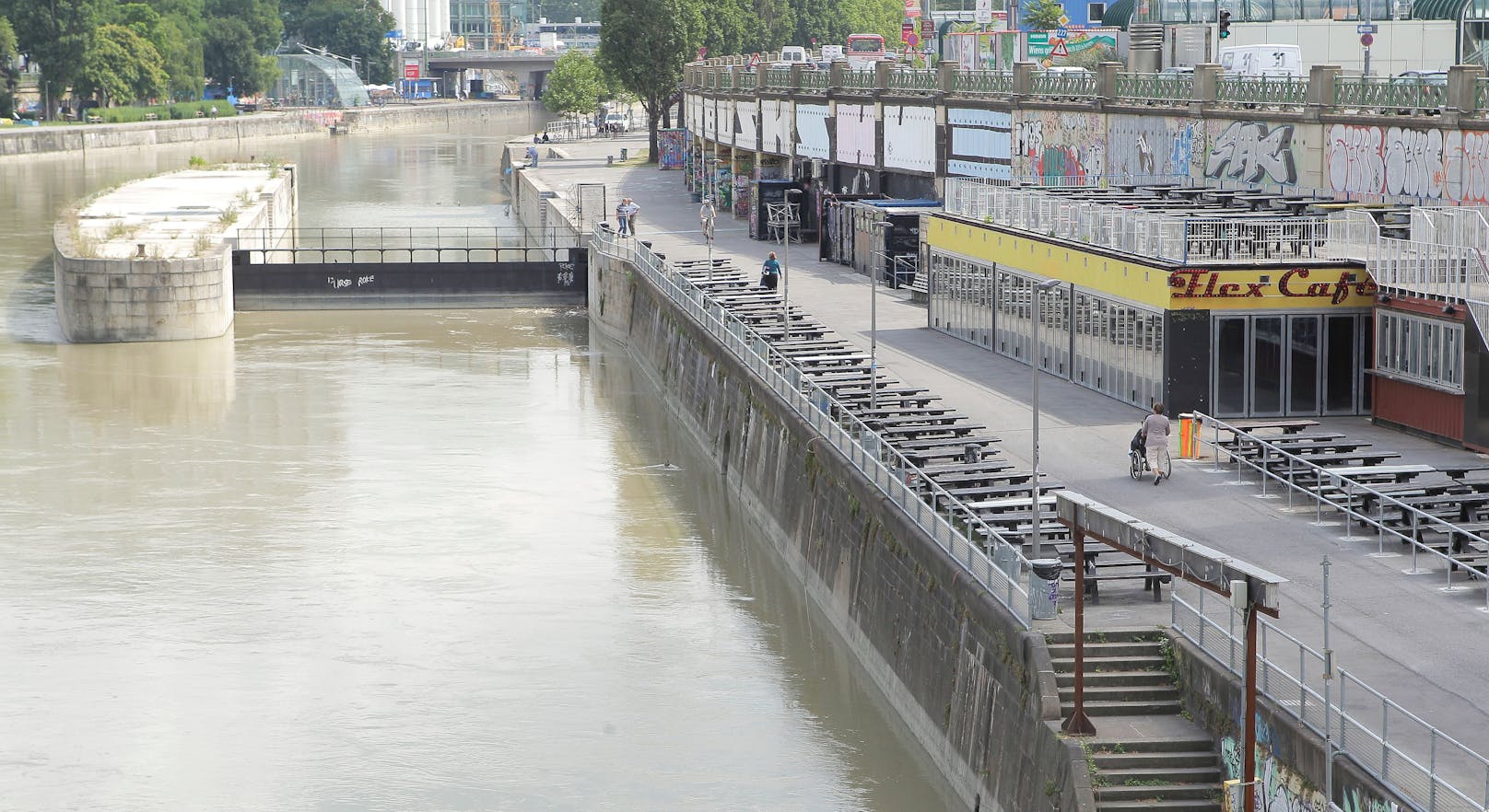 Das Flex am Donaukanal.