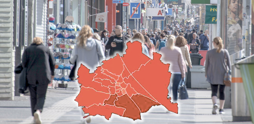 Bereits drei Bezirke in Wien gelten nun als Hochinzidenz-Gebiet