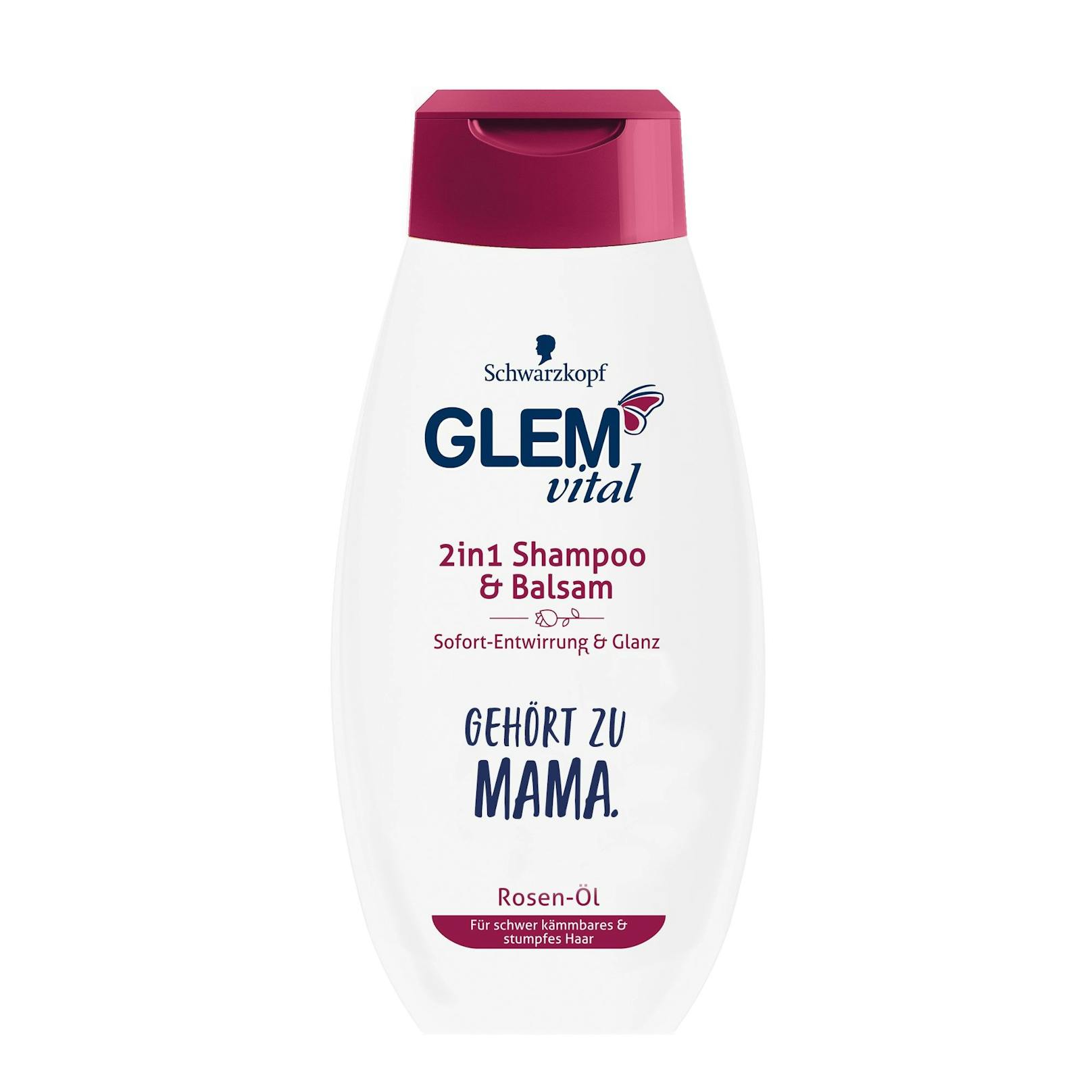 Glem Vital 2in1 Shampoo &amp; Balsam Rosen-Öl