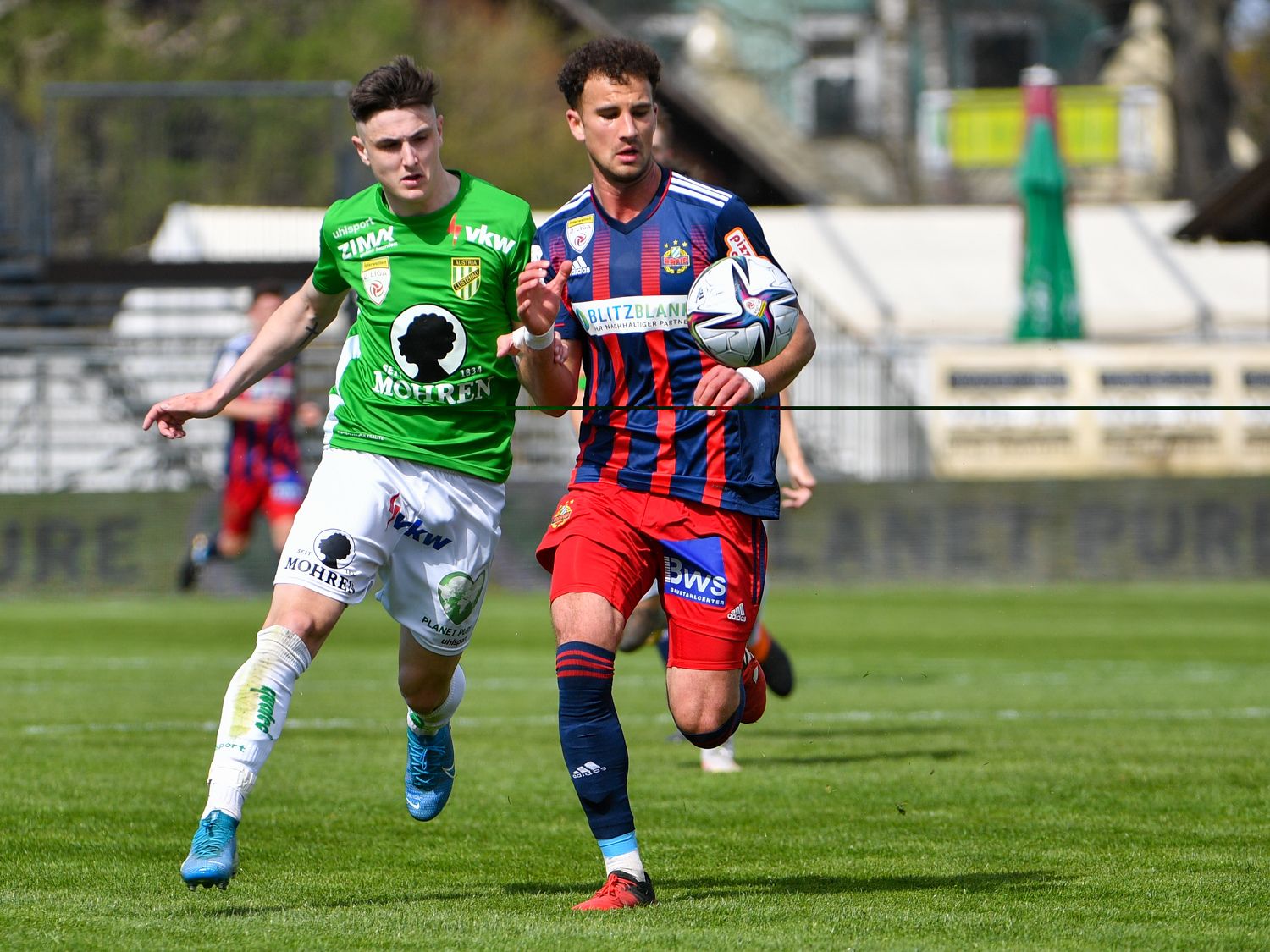 Rapid II gastiert bei der Lustenauer Austria. 