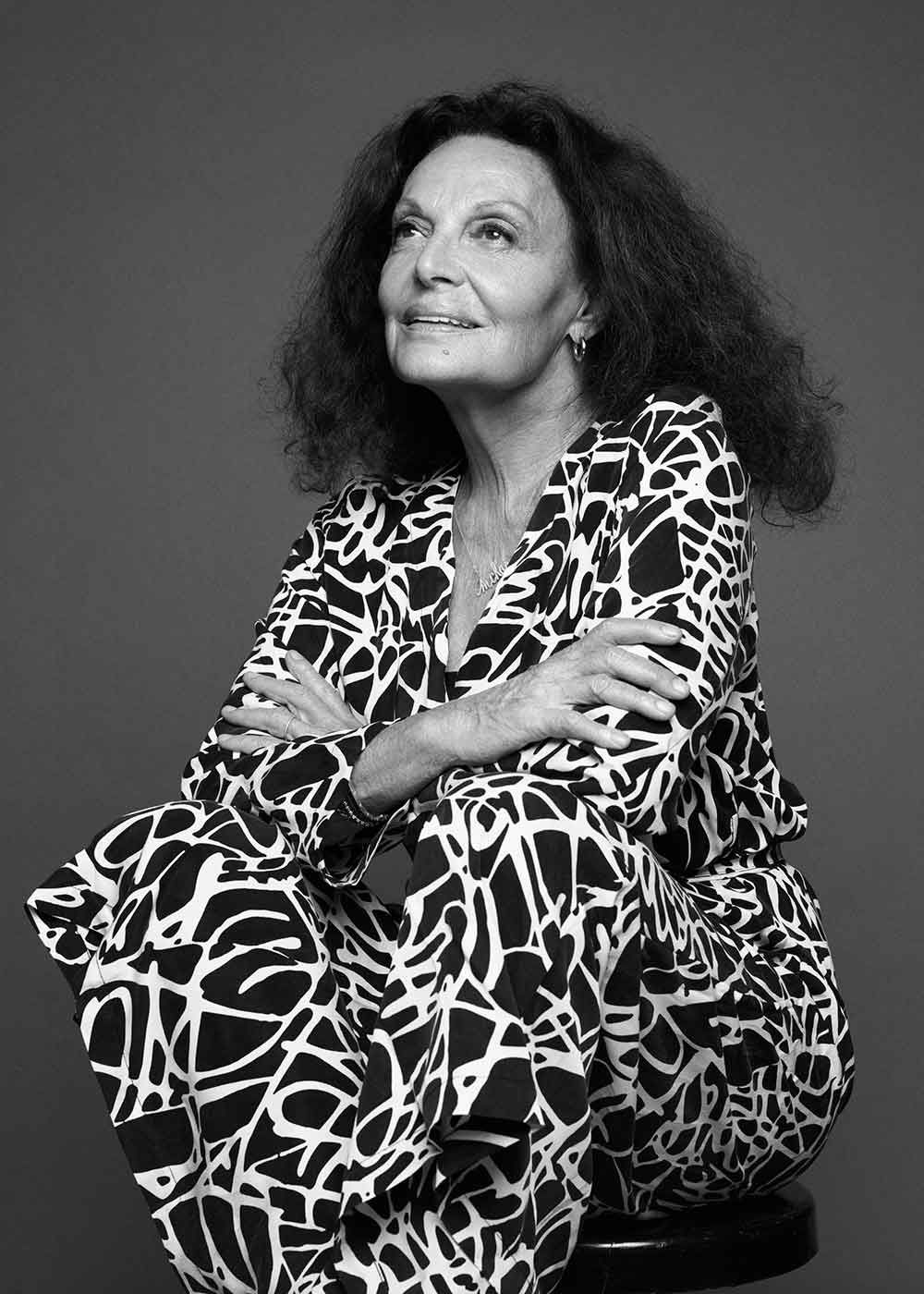 Die New Yorker Grande Dame der Mode: Diane von Fürstenberg.