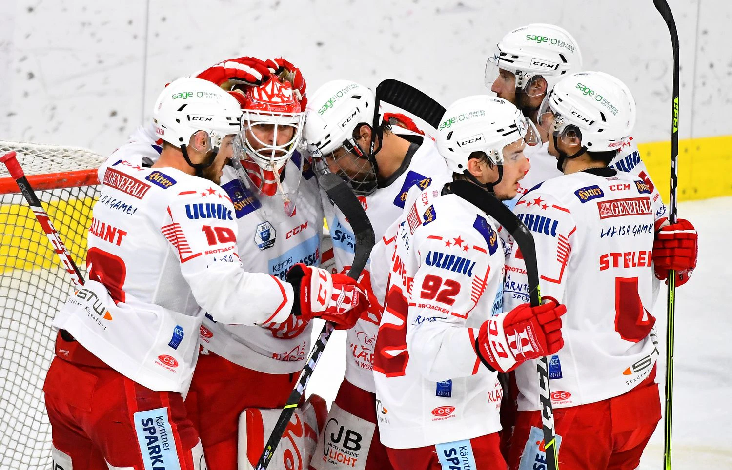 Der KAC durfte gegen Bozen sechs Mal jubeln.