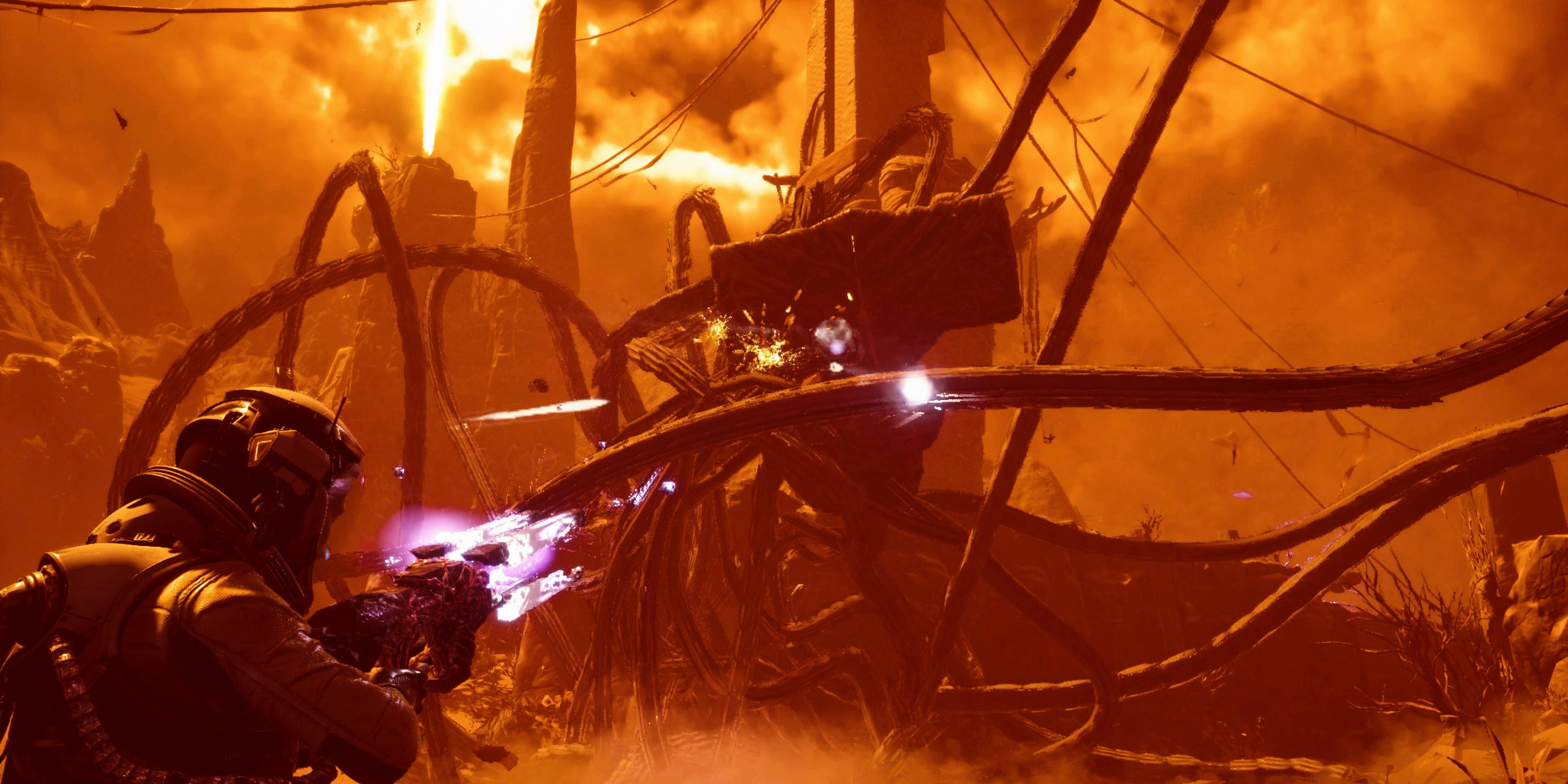 Returnal ist ein Third-Person-Actionspiel vom finnländischen Entwickler Housemarque, das am 30. April 2021 exklusiv für PlayStation 5 erscheint.