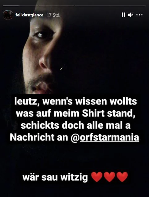 Der Sänger leitet seine Fans weiter.