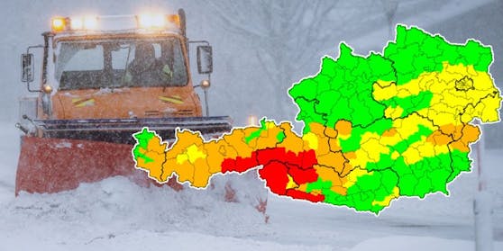 In Tirol, Salzburg und Kärnten herrscht Warnstufe rot!