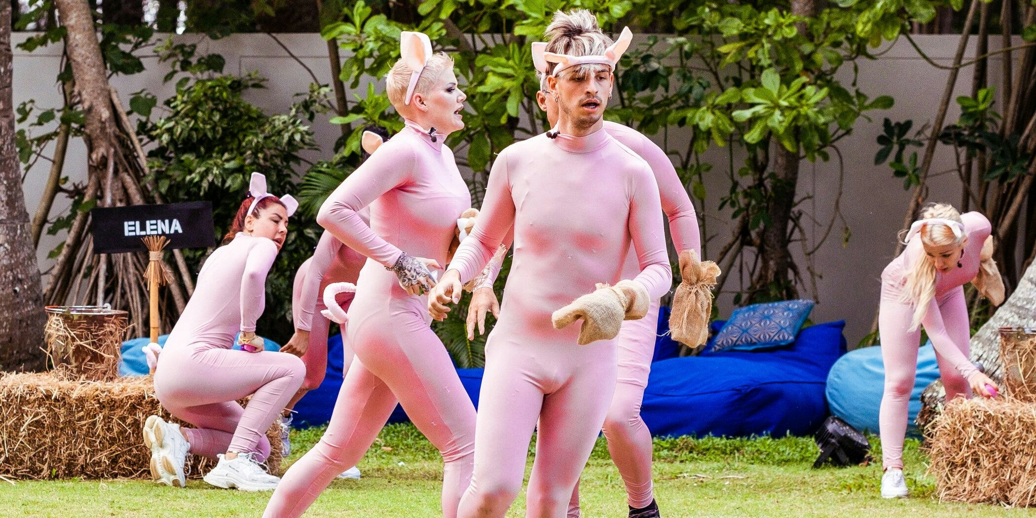 (v.l.n.r.) Kate Merlan; Melanie Müller; Katy Bähm; Emmy Russ