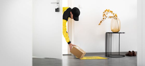 Durch die Vorzimmer-Zustellung können Pakete direkt zuhause abgestellt werden.