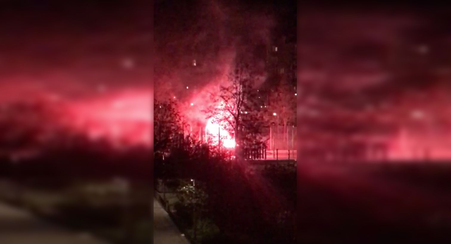 Pyroparty im Wiener Schubertpark in Währing