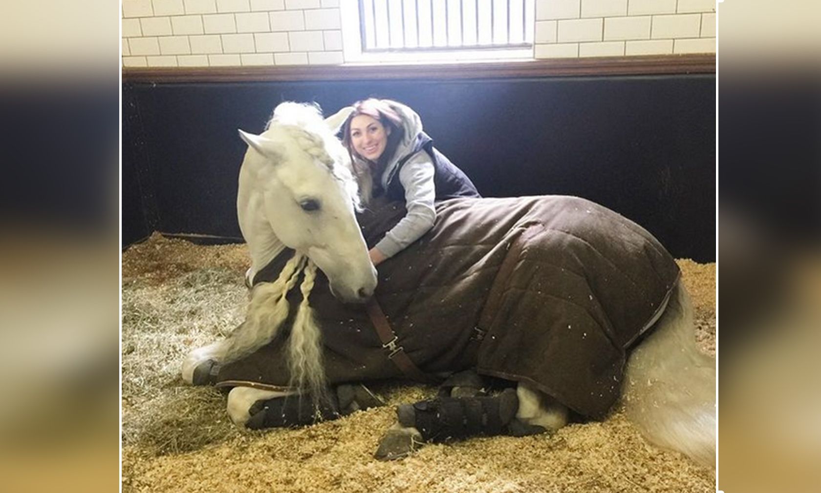 Luisa Collins und ihr Pferd "Mandrono" waren unzertrennlich. 