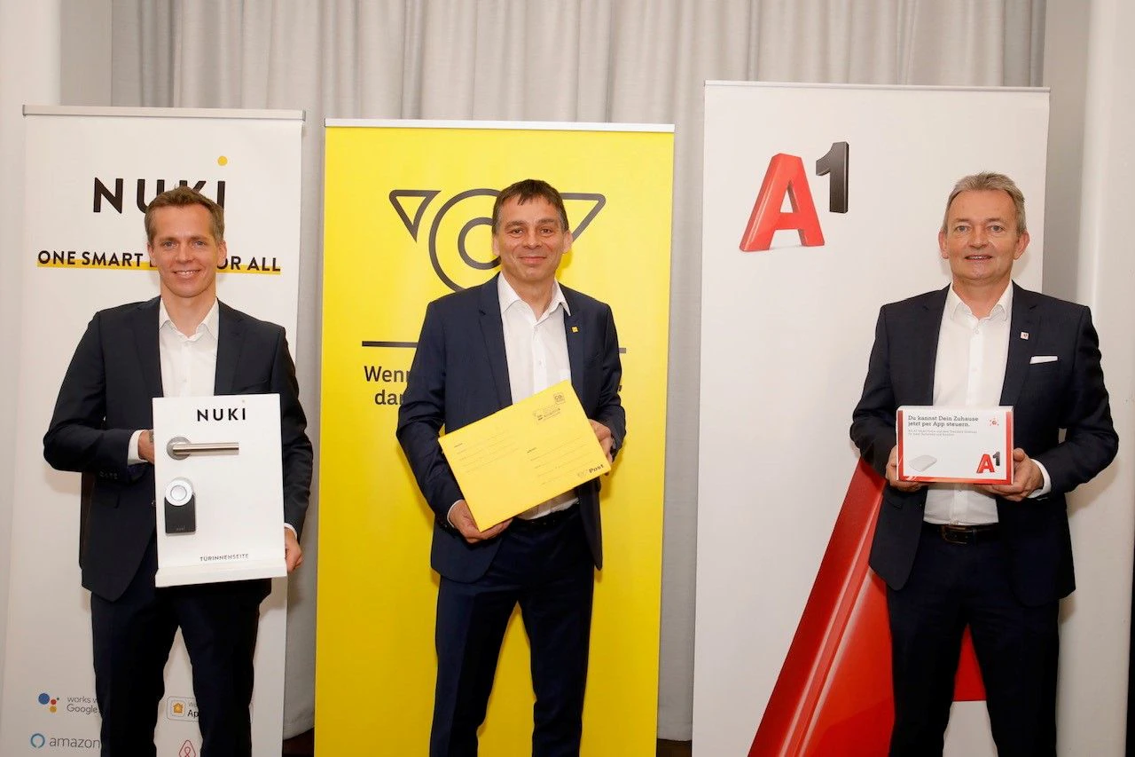 Vorzimmer-Zustellung: Post bringt gemeinsam mit A1 und Nuki Pakete bei Abwesenheit in die eigenen vier Wände.