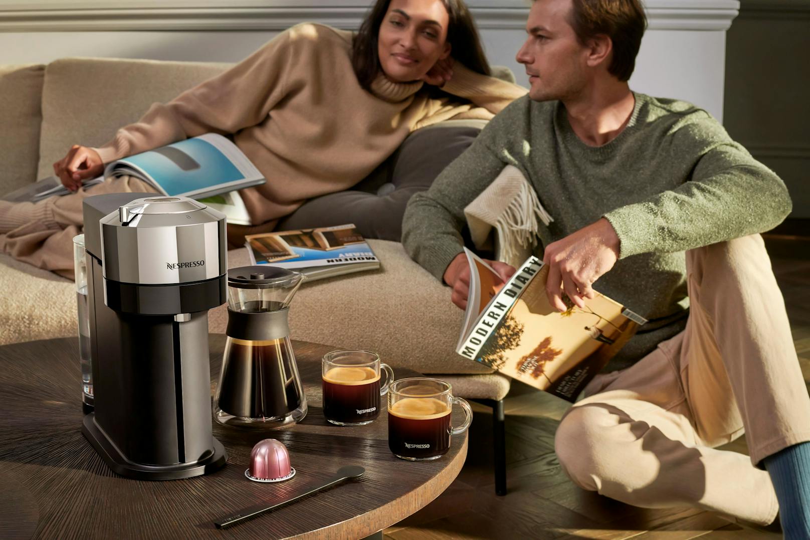 Mit VERTUO lanciert <strong>Nespresso</strong> nun ein einzigartiges Kaffeebrühsystem in Österreich.