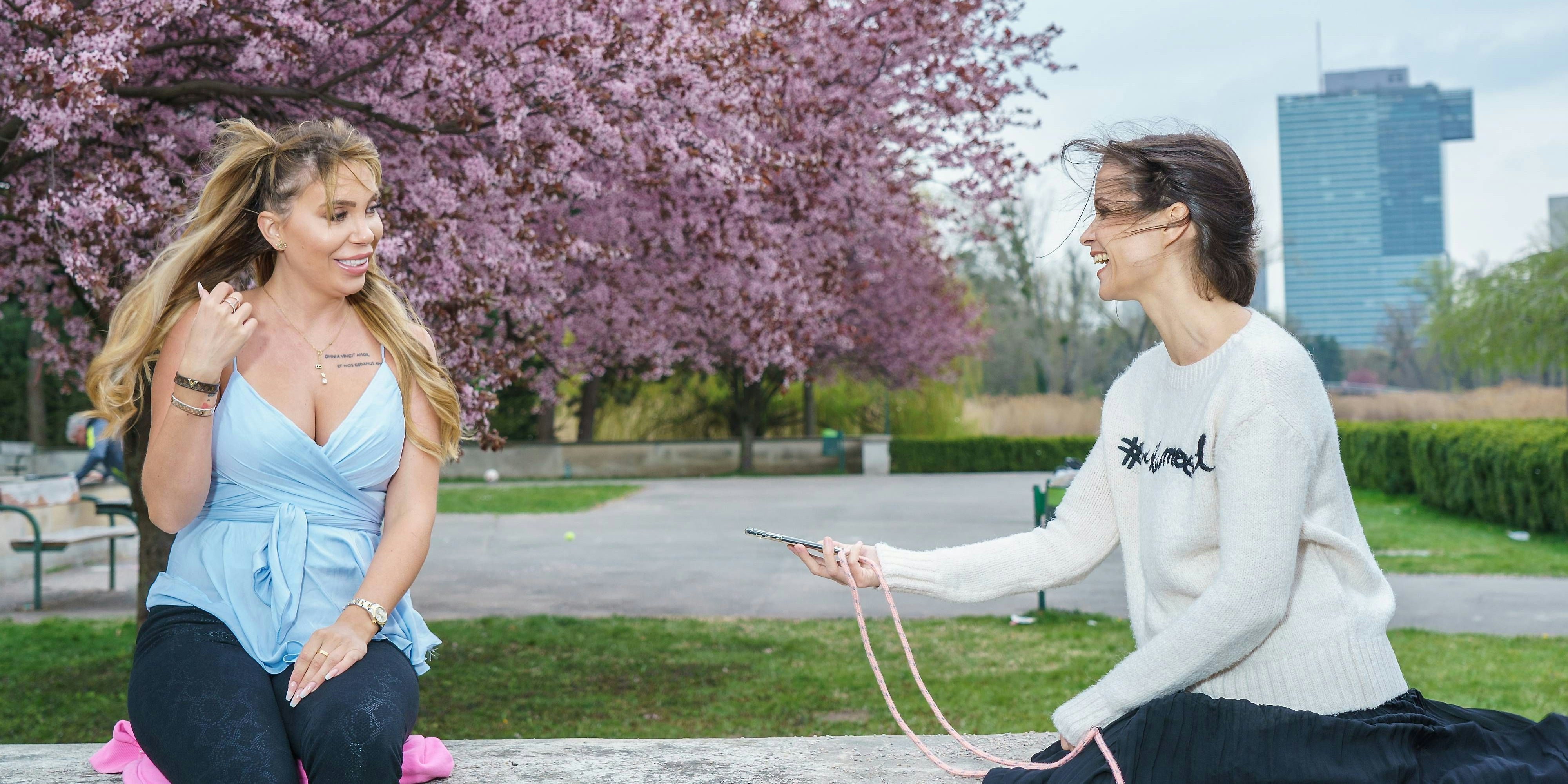 Tara Tabitha im <em>"Heute"</em>-Talk mit Romina Colerus