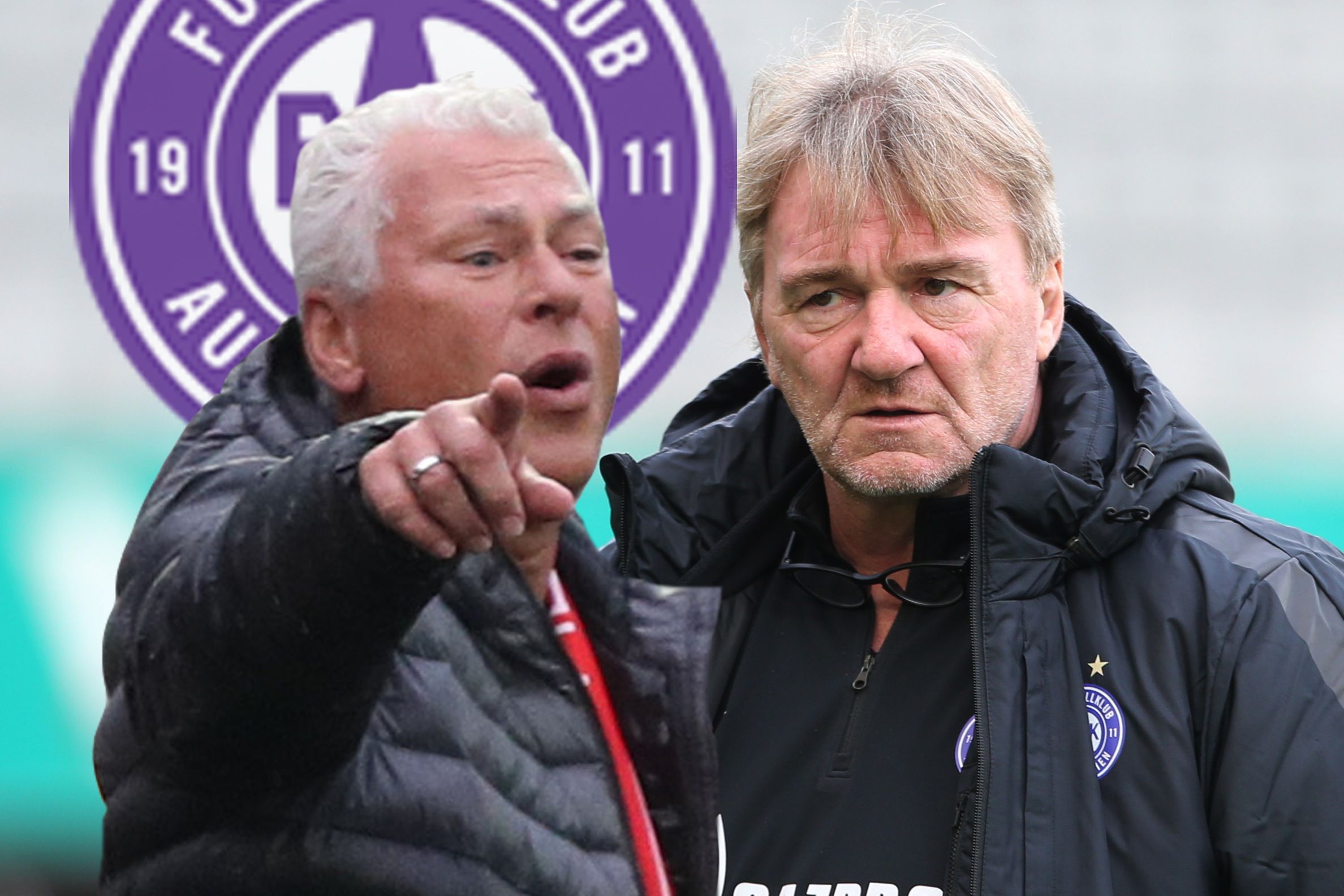 Violette Stürmer-Ikonen: Toni Polster und Andreas Ogris