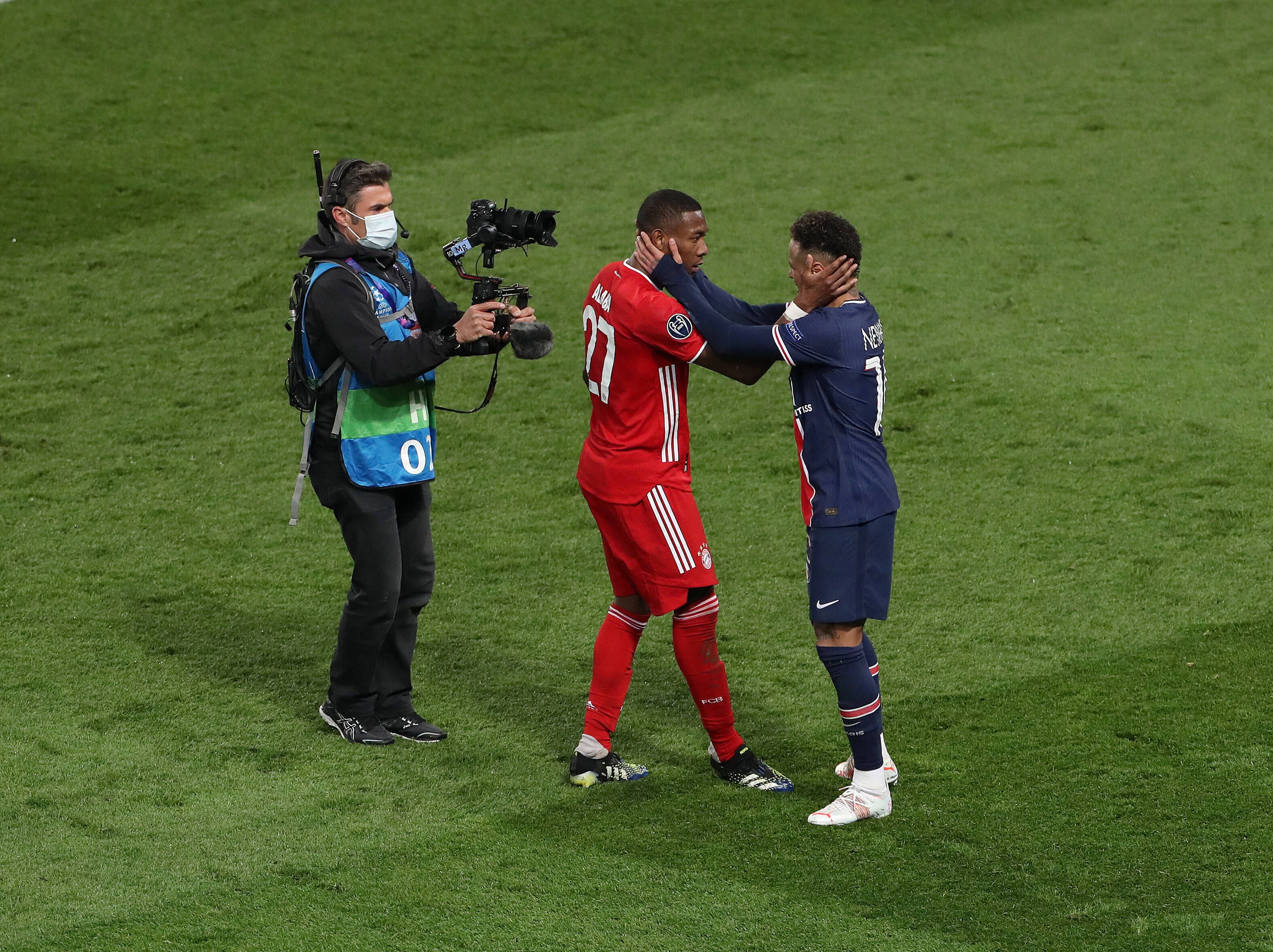 David Alaba und Neymar Jr.
