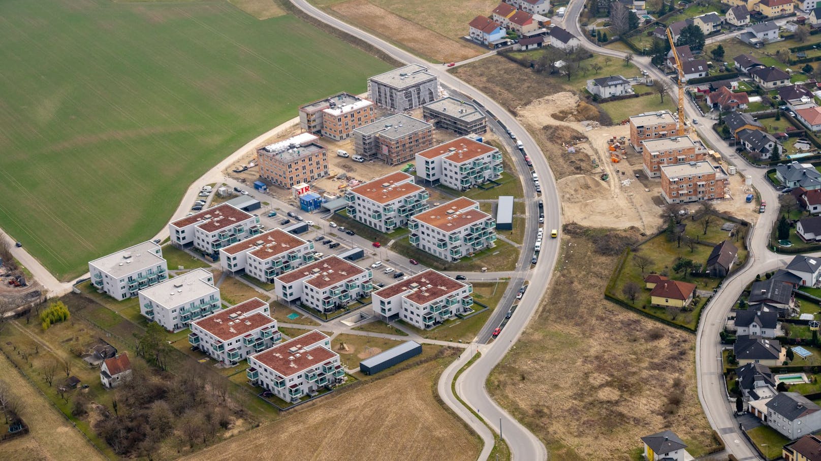 In der Auhirschgasse in Linz-Pichling entstehen weitere Wohnungen.