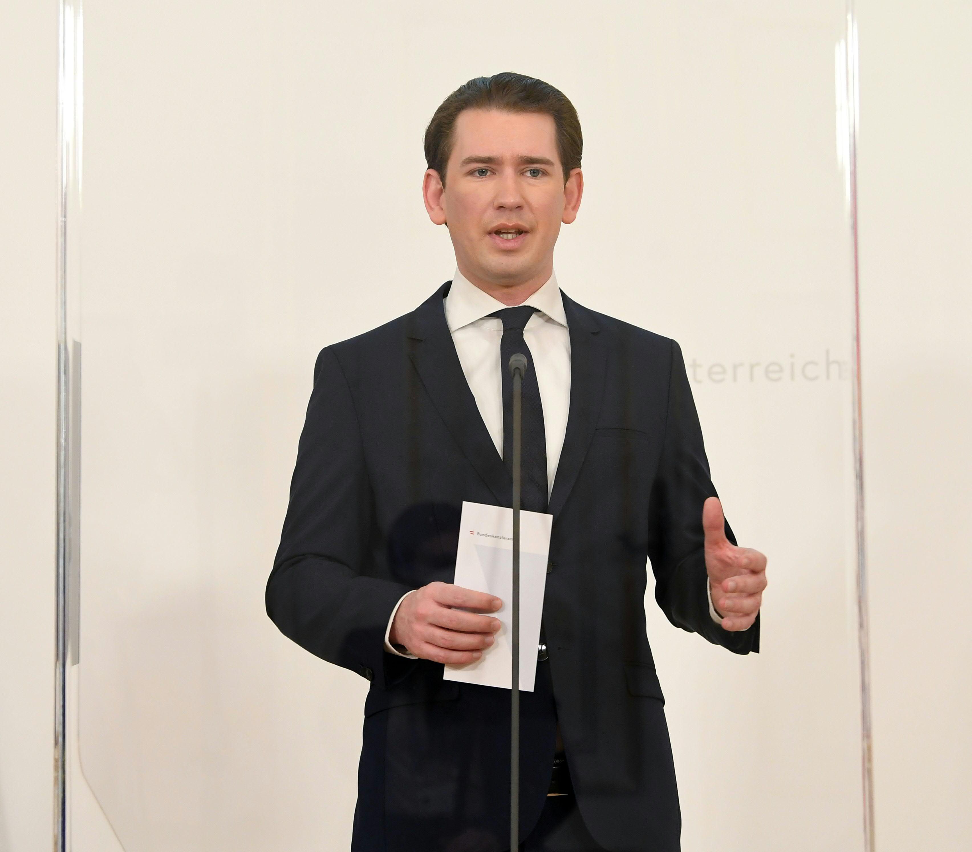 Bundeskanzler Sebastian Kurz gab ein Corona-Update.