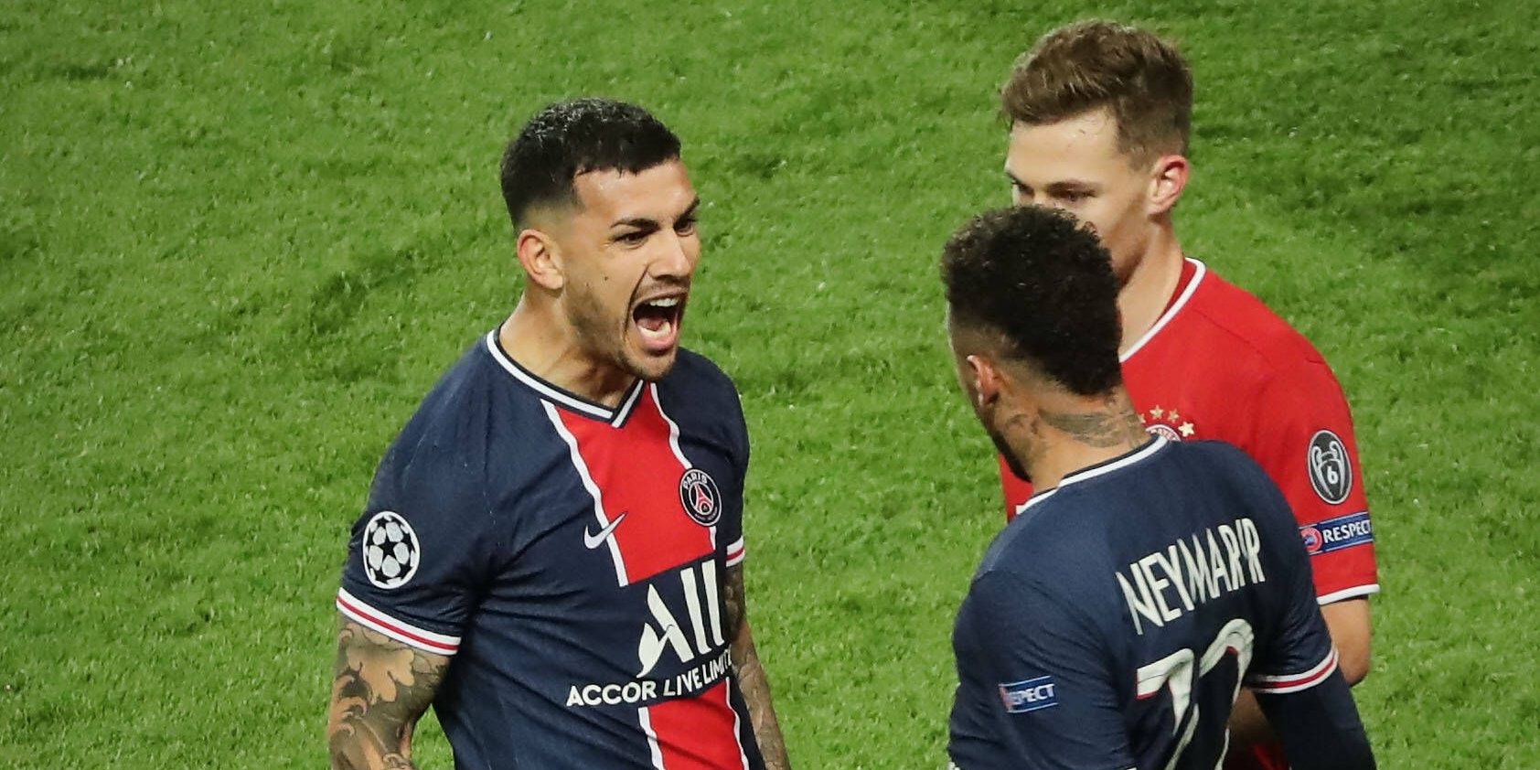 Der Jubel von Superstar Neymar nach dem Champions-League-Aufstieg. 