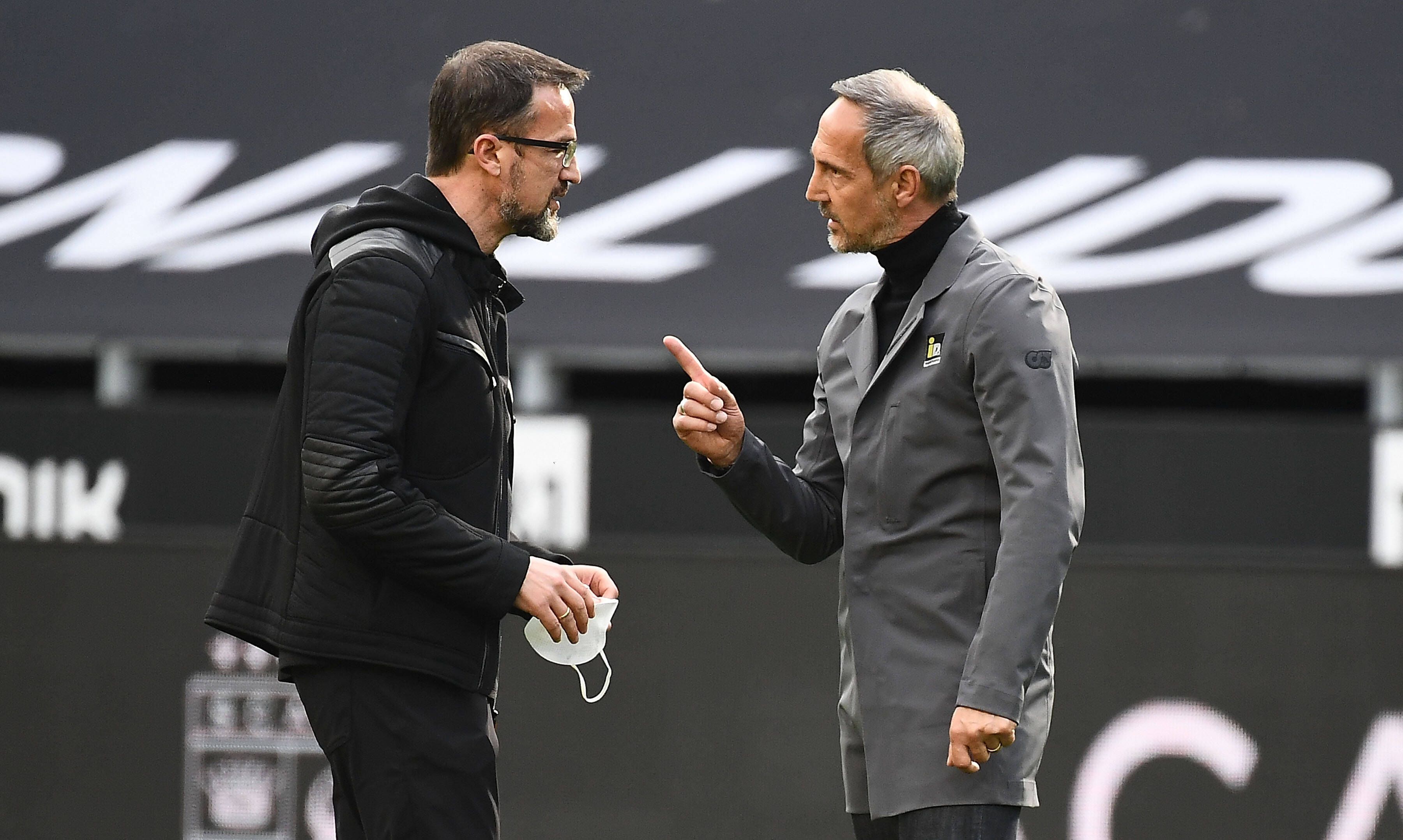 Adi Hütter und Fredi Bobic verlassen die Eintracht. 