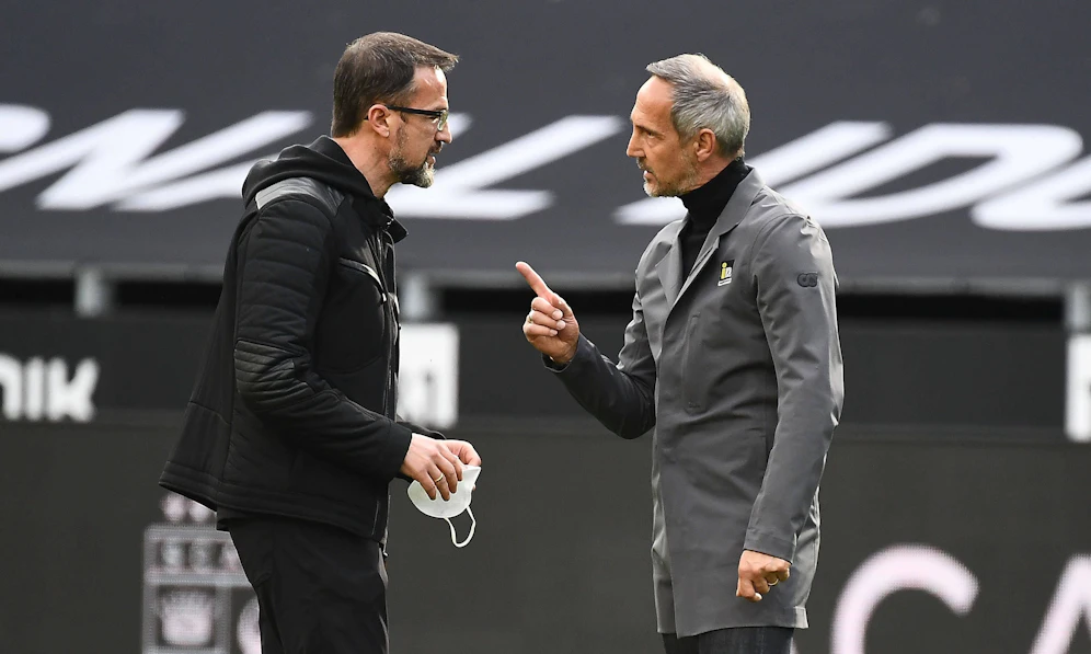 Adi Hütter und Fredi Bobic verlassen die Eintracht. 