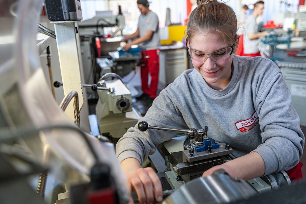 Andrea Pichler in ihrem Element.