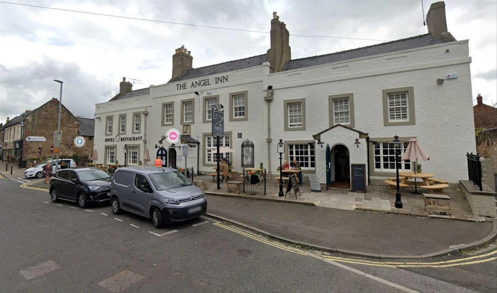 Das Angel Inn in Corbridge: Hier lief David Walters mit seiner Bestellung auf.