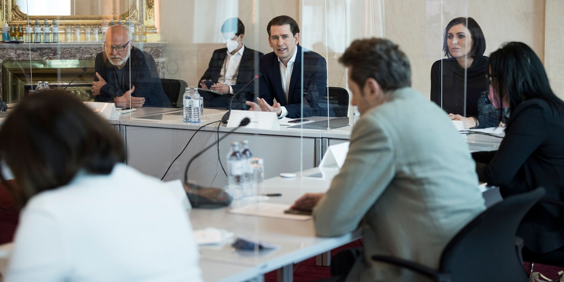 Die Öffnungskommission tagte am Donnerstag im Kanzleramt.