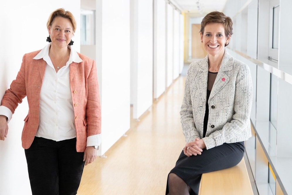 Christine Saahs (li.) und Indra Collini.