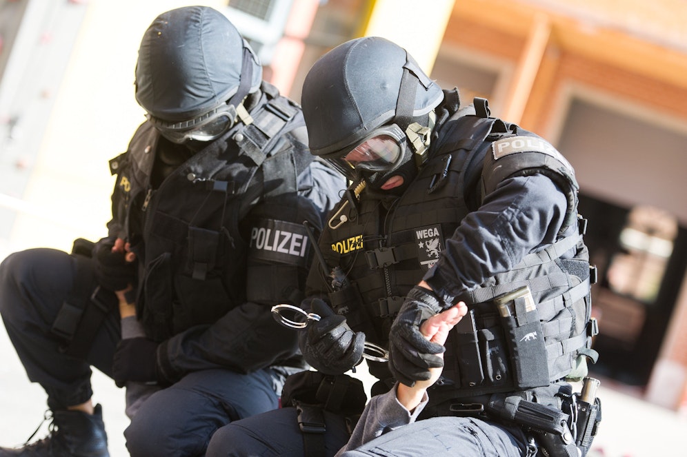 Wiener Einsatzeinheit WEGA - hier bei einer Übung (Archivfoto)