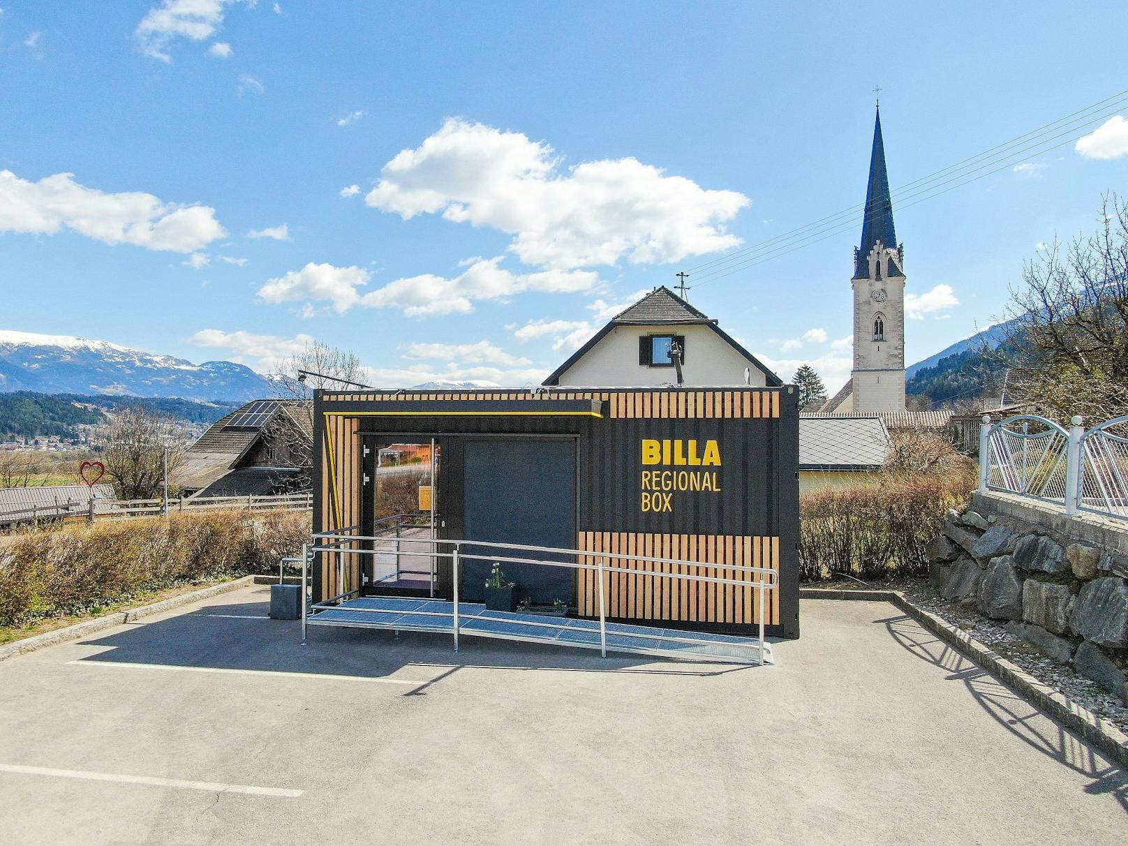 So sieht die "Billa Regional Box" in Baldramsdorf aus.