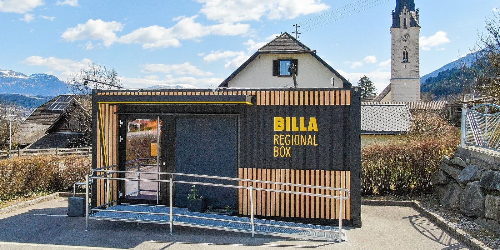 So sieht die "Billa Regional Box" in Baldramsdorf aus.
