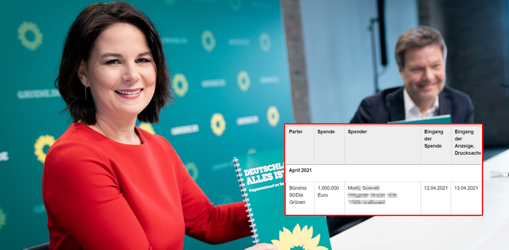 Die Bundesvorsitzenden der Deutschen Grünen, Annalena Baerbock und Robert Habeck