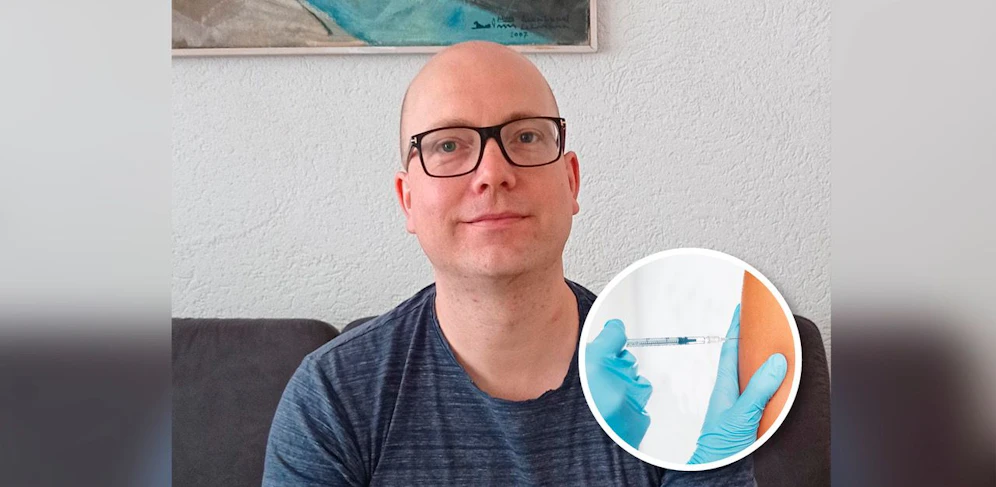 In zwei Monaten wird sein erstes Kind geboren. Auf die Corona-Impfung muss Michael Schönbauer noch warten.