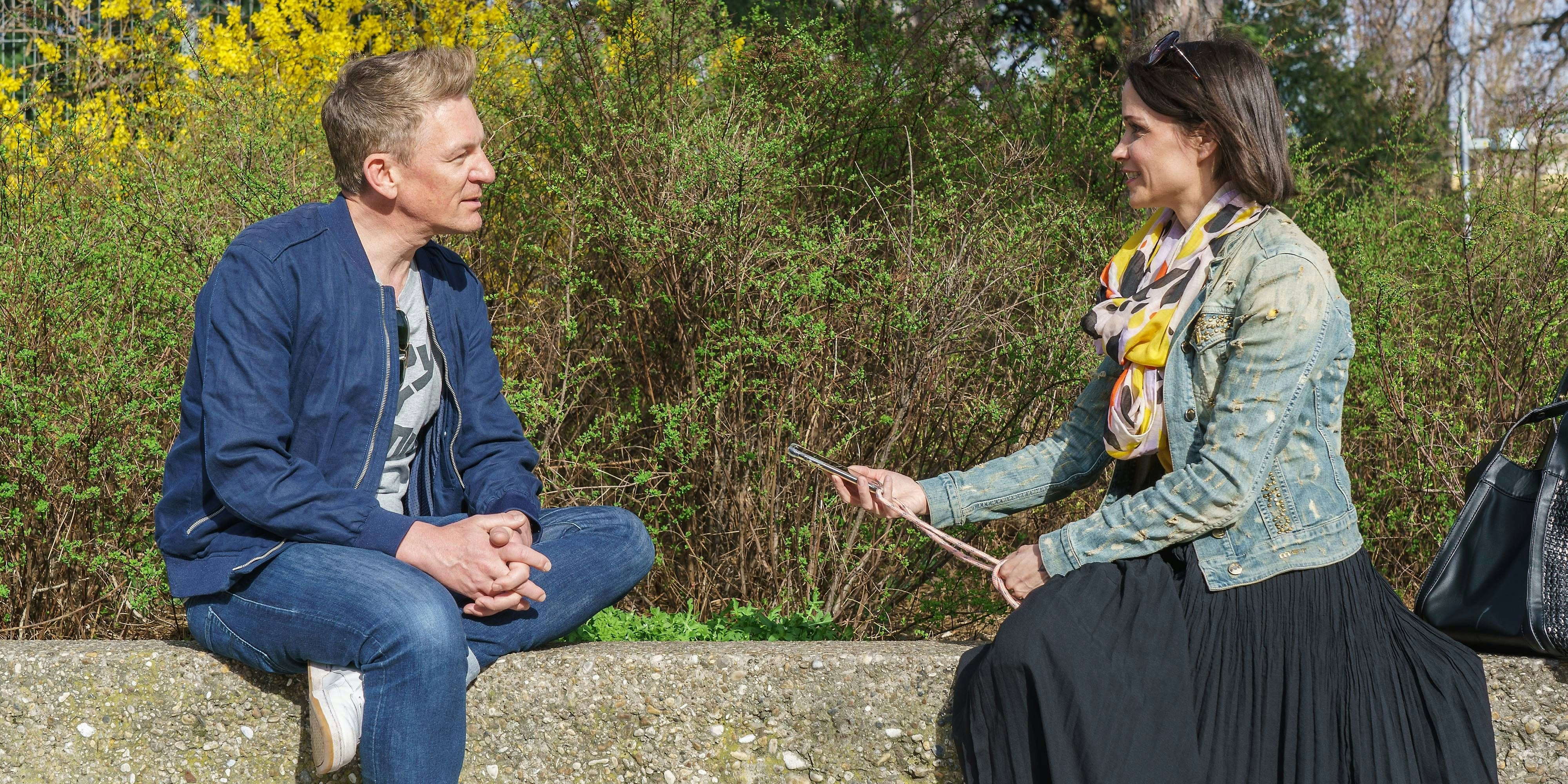 Andi Knoll im <em>"Heute"</em>-Talk mit Romina Colerus