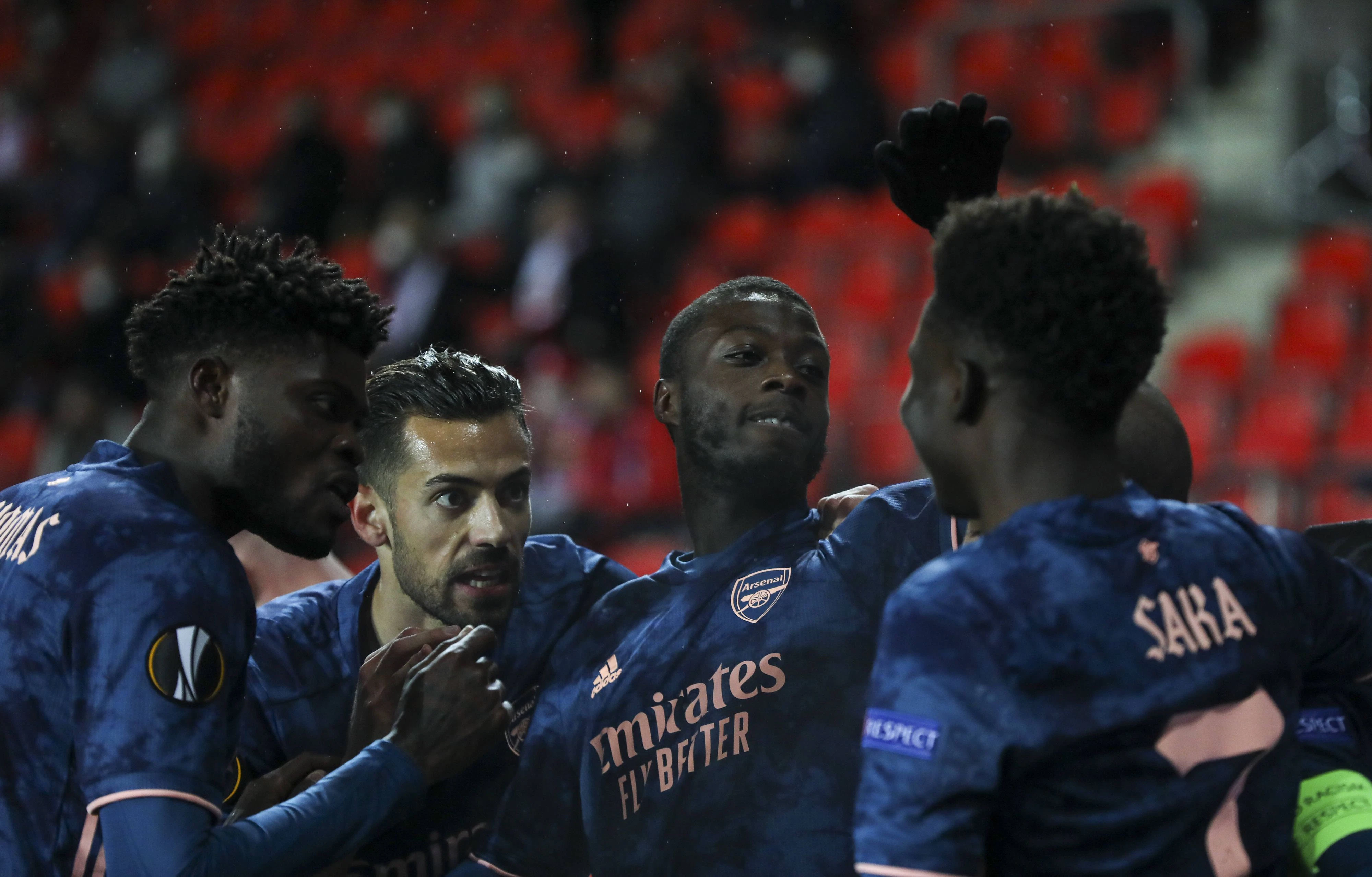 Der FC Arsenal jubelte gegen Slavia Prag gleich vier Mal.