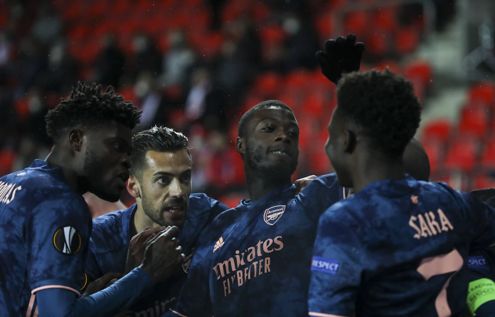 Der FC Arsenal jubelte gegen Slavia Prag gleich vier Mal.