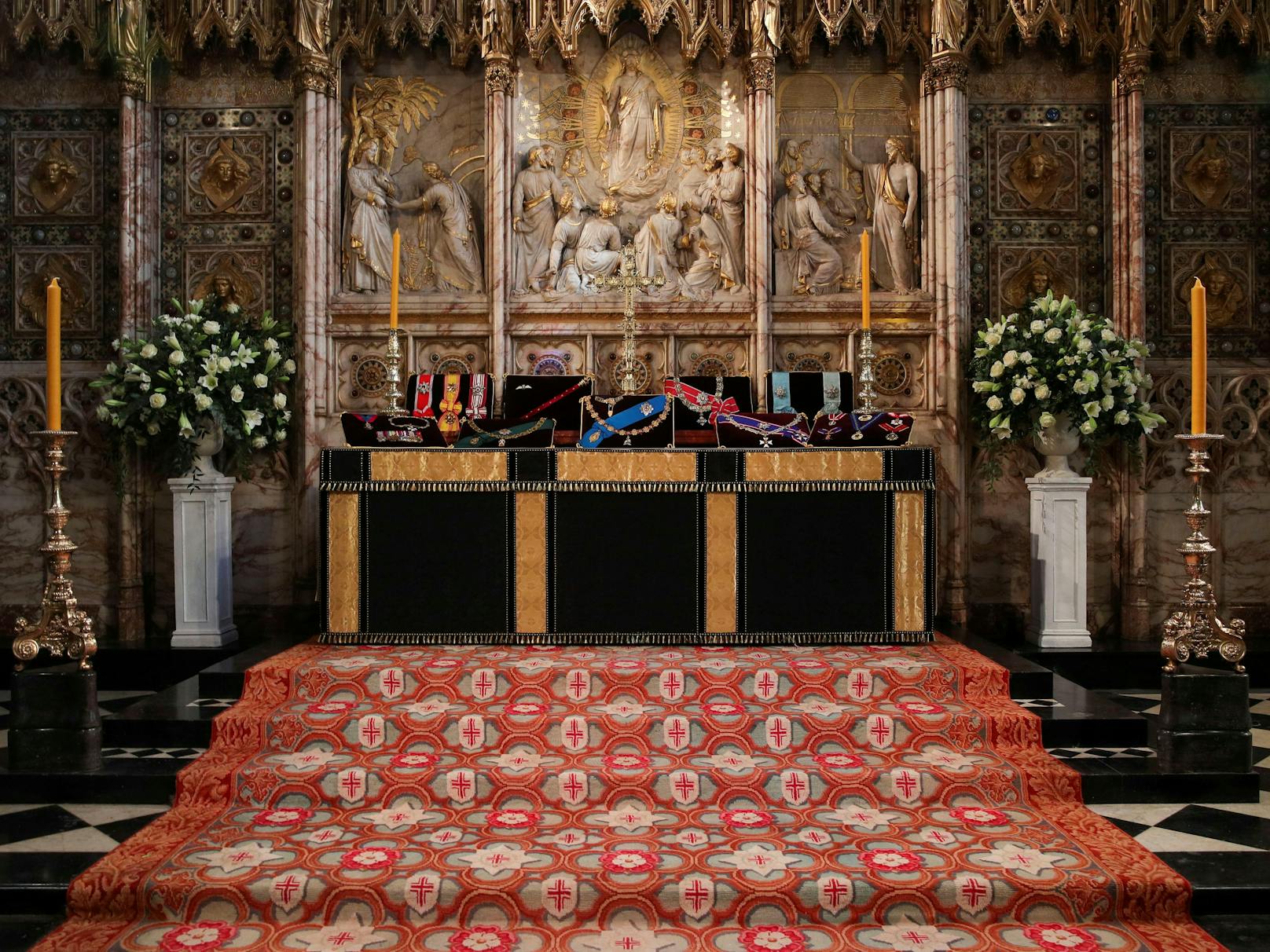 Der Altar der Kapelle.