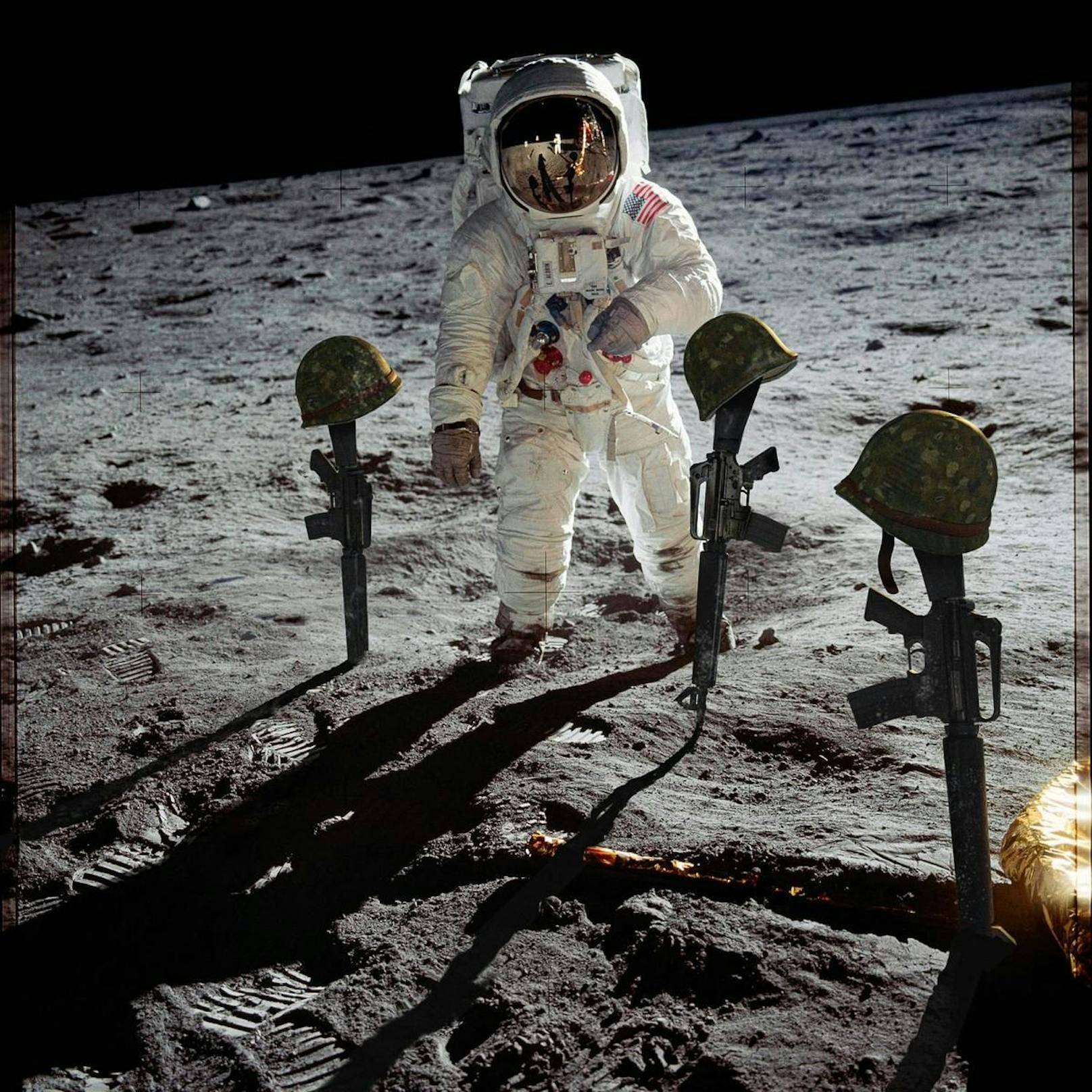 <strong>SWPA-Gewinner Kategorie Creative: Mark Hamilton Gruchy, Großbritannien.</strong><br> Für seine Serie The Moon Revisited hat Gruchy unbearbeitete Aufnahmen der NASA verwendet. Es sei ihm dabei um "den unveränderlichen Aspekt des Mondes" gegangen, der im Gegensatz zur Erde steht, "wo Dynamik und Veränderung nicht aufzuhalten sind".