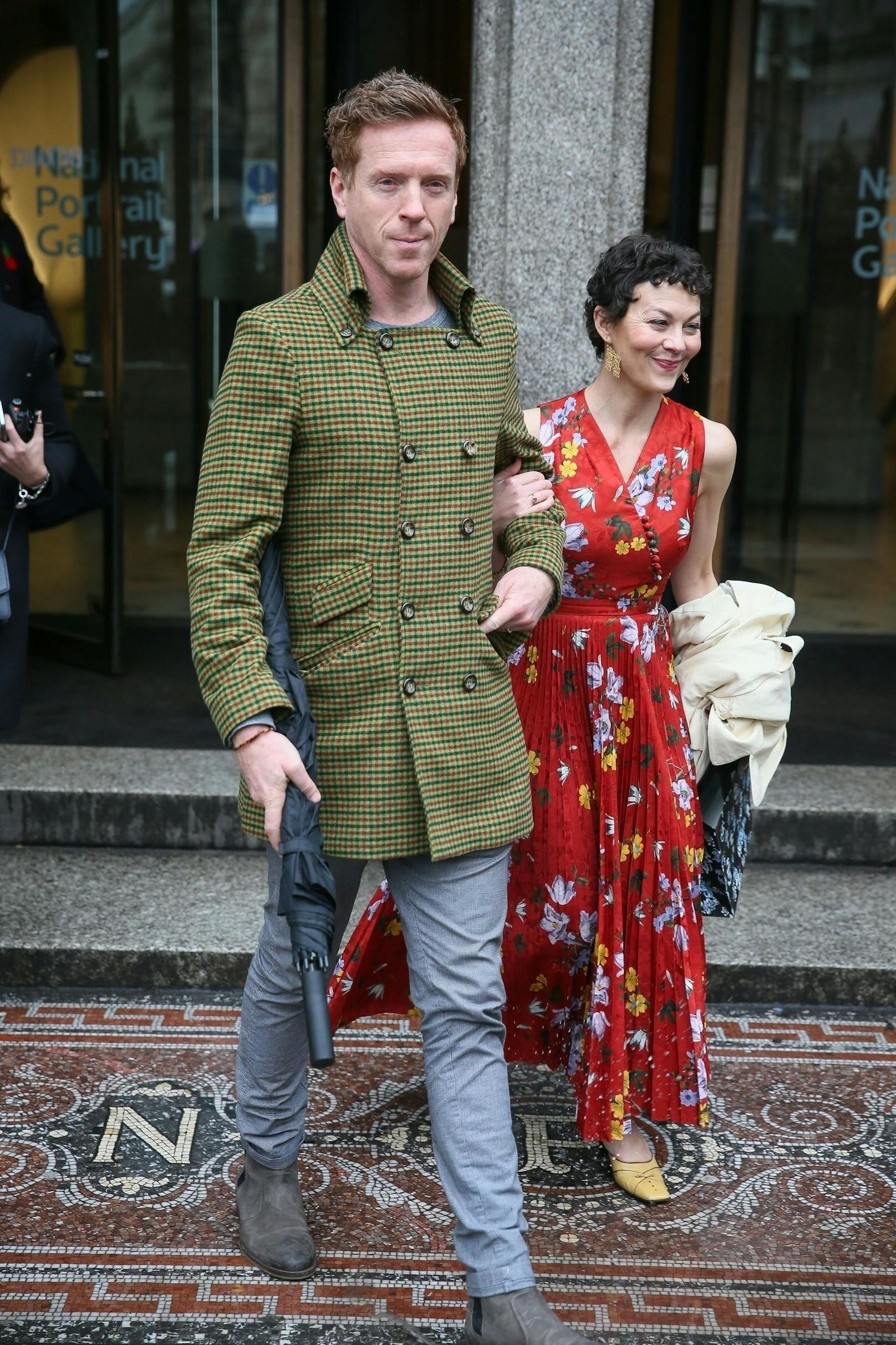 Damien Lewis und Helen McCrory in London.
