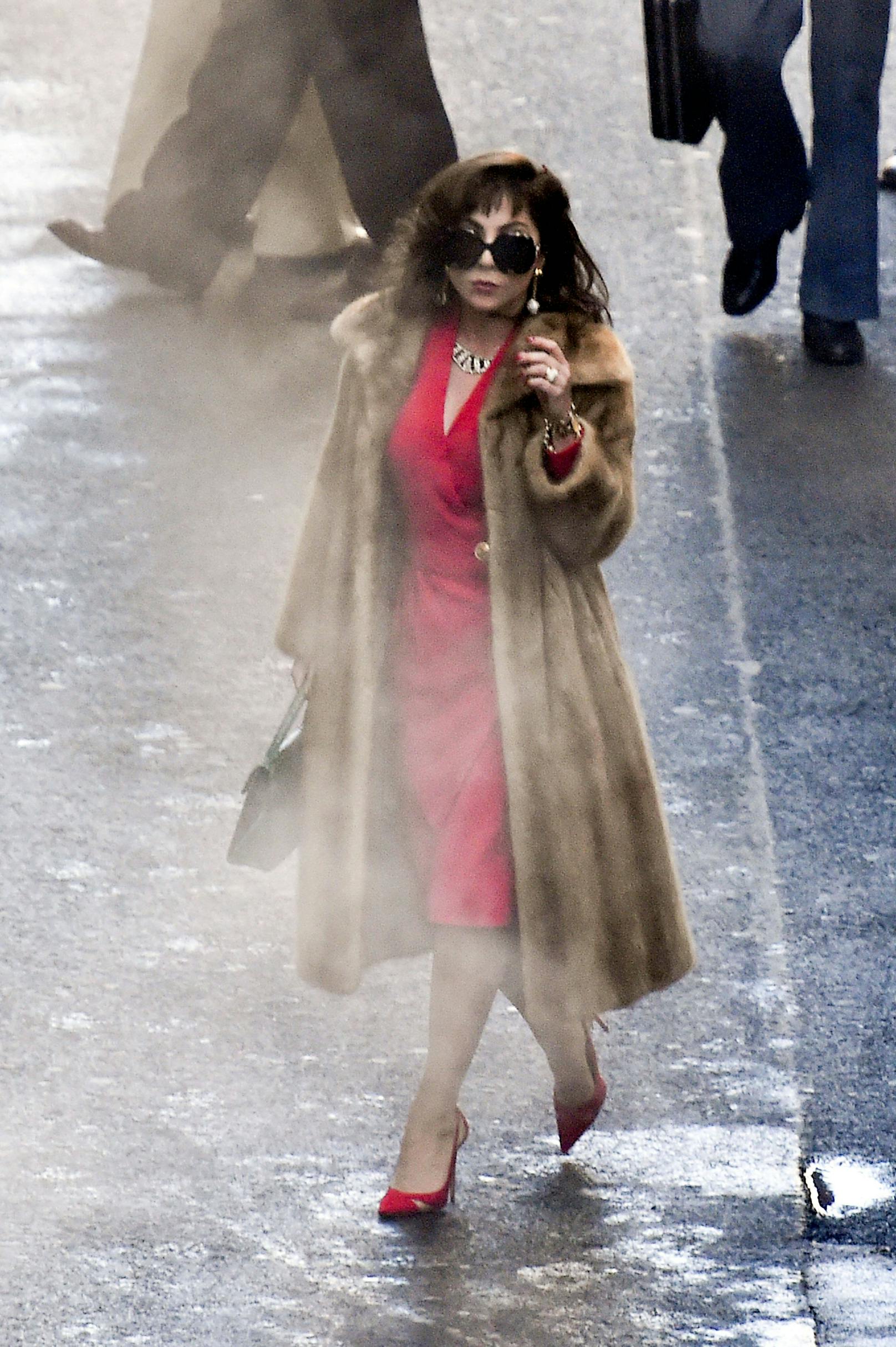 Lady Gaga in Rom beim Dreh von "House of Gucci".