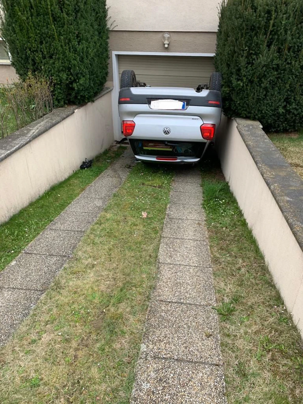 So kam das Auto zum Stillstand.