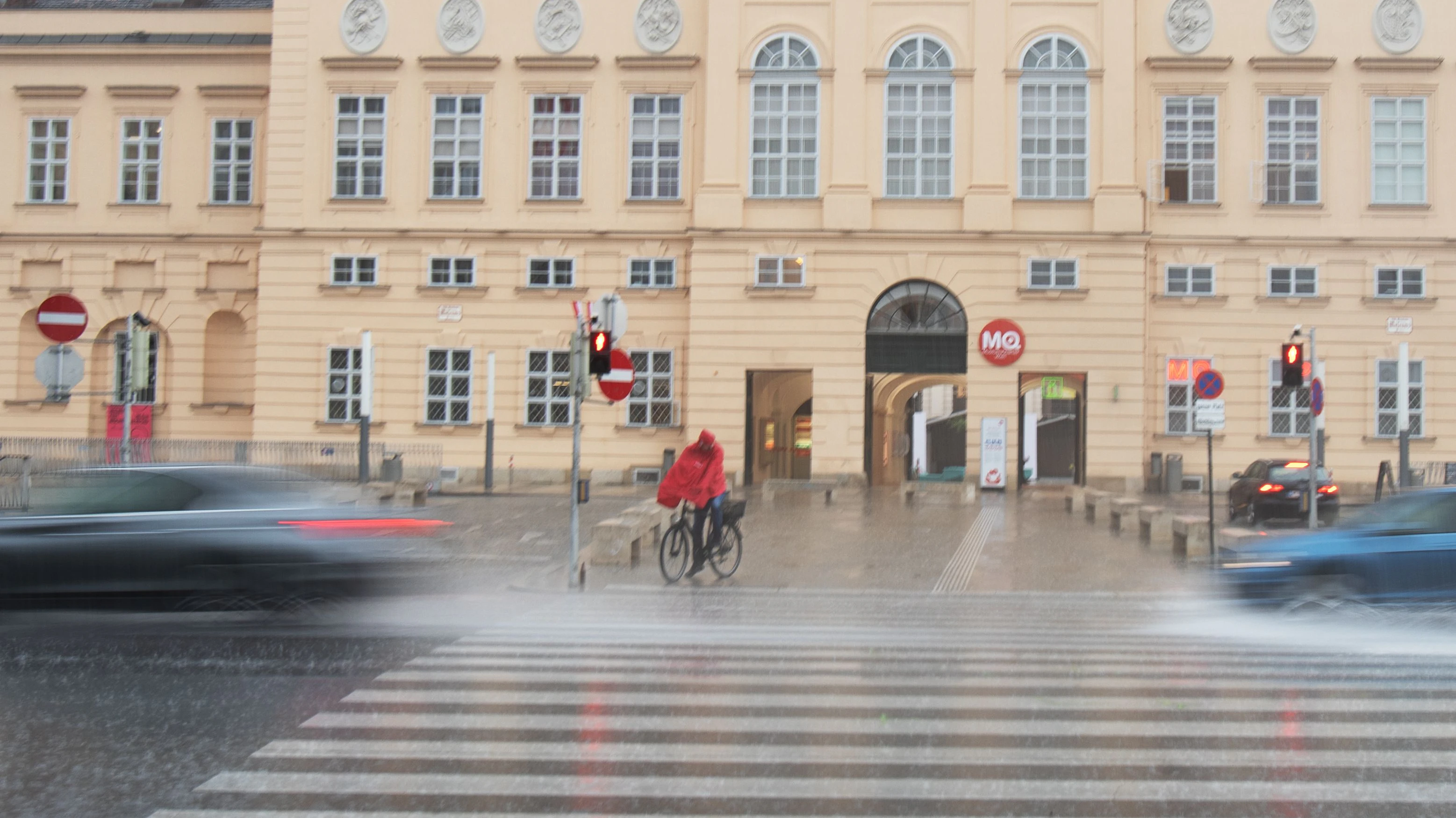 Bis nach Wien kommt viel Niederschlag.
