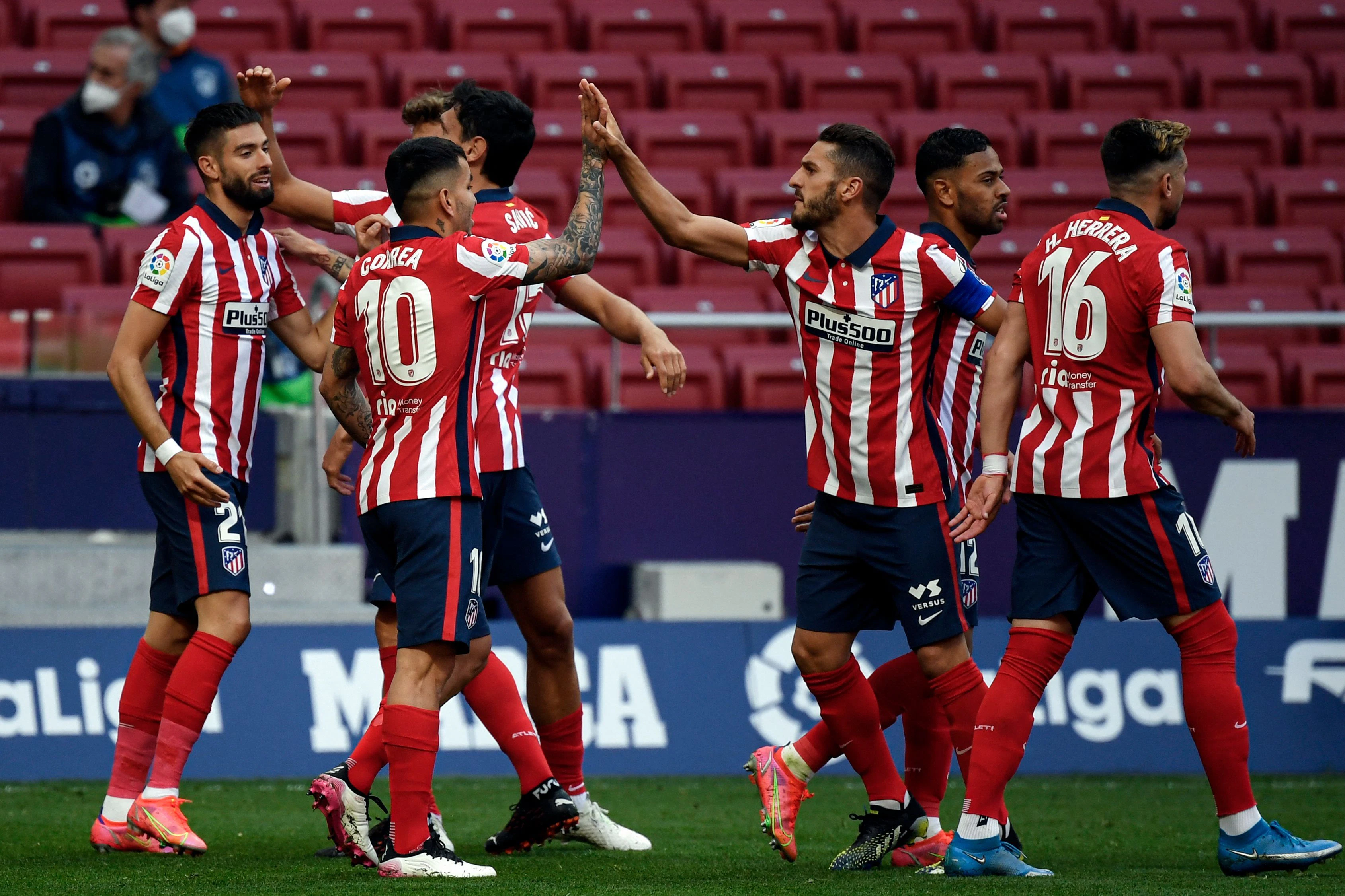 Atletico Madrid durfte gegen Eibar fünf Mal jubeln.