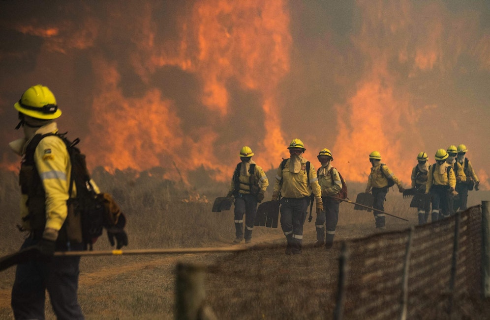 Das Feuer am Tafelberg hat bereits große Schäden angerichtet.