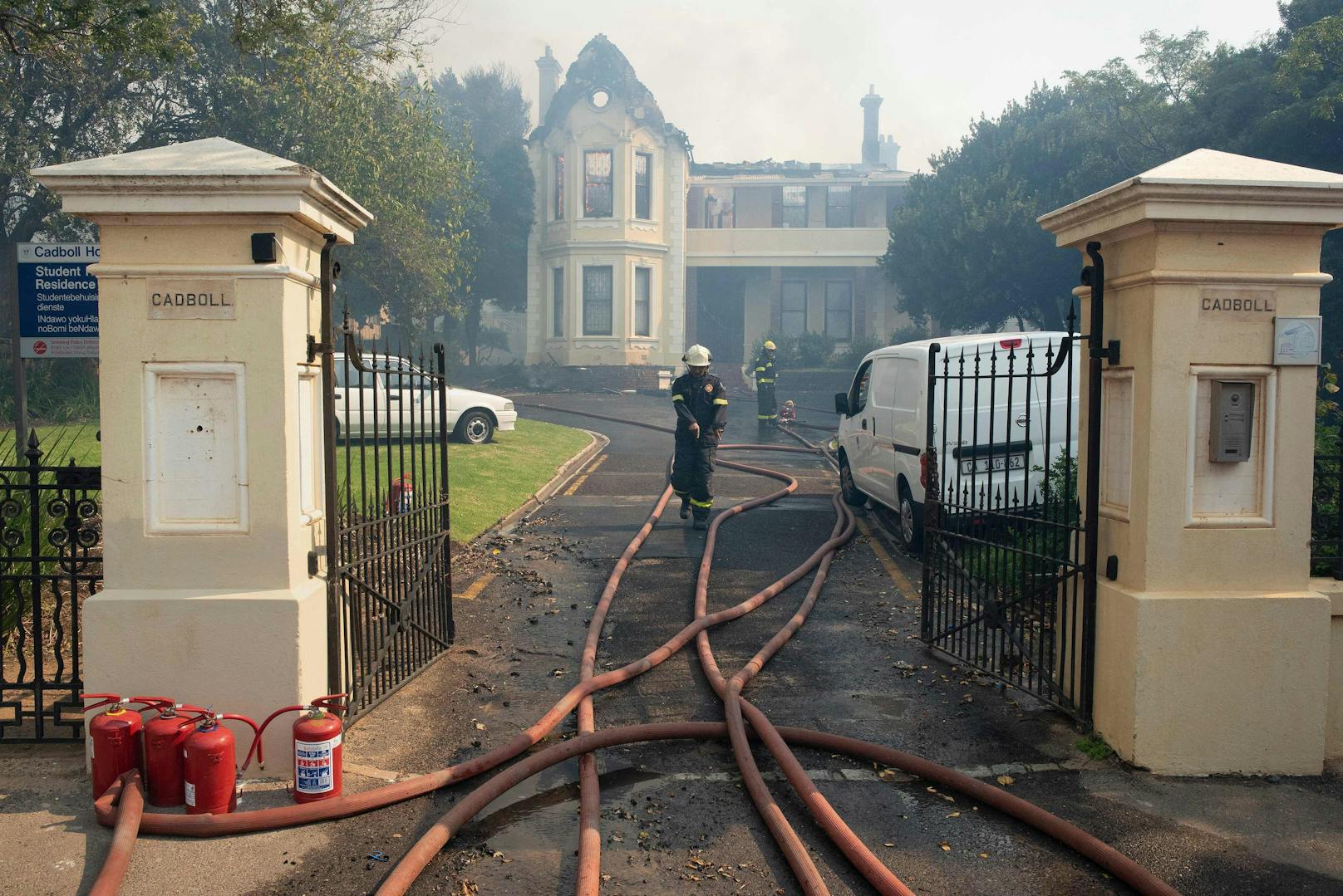 Das Feuer am Tafelberg hat bereits große Schäden angerichtet.