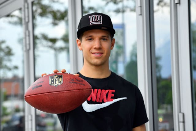 Sandro Platzgummer wieder bei den New York Giants unter Vertrag