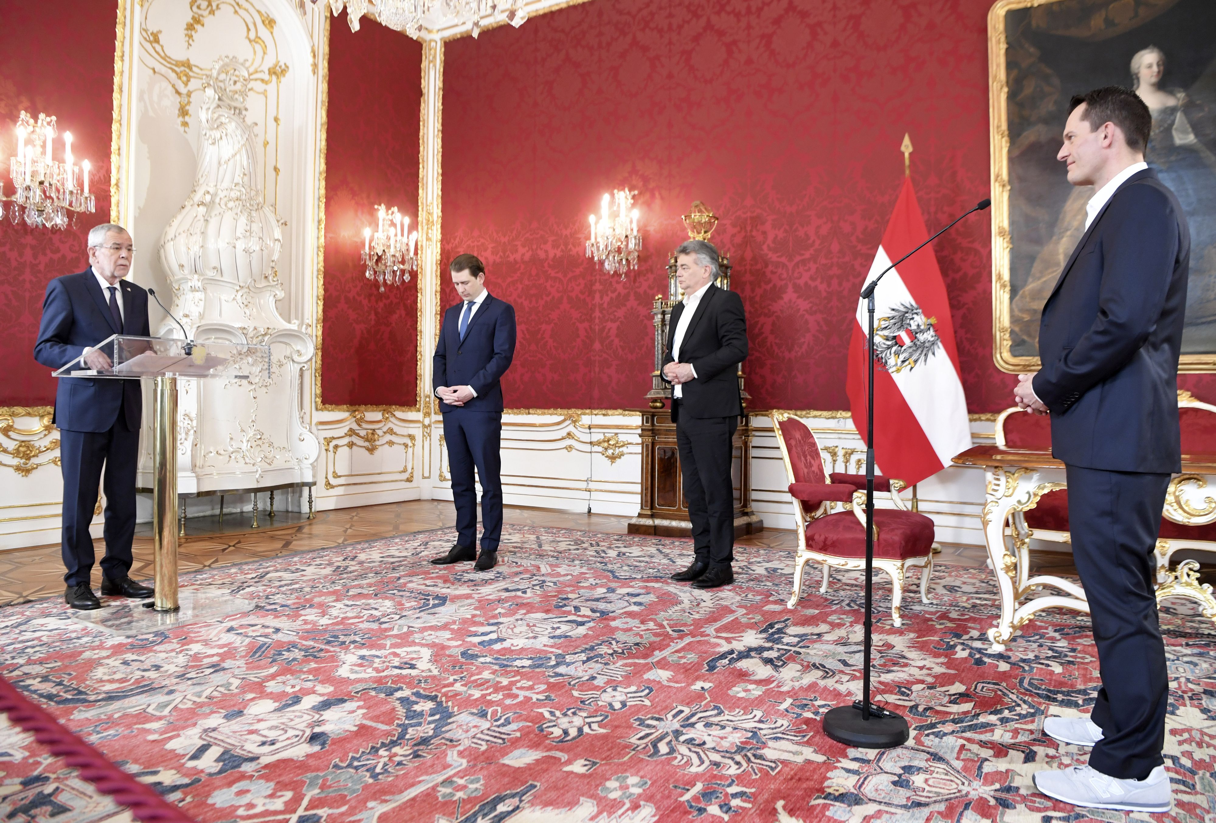 Angelobung Wolfgang Mückstein