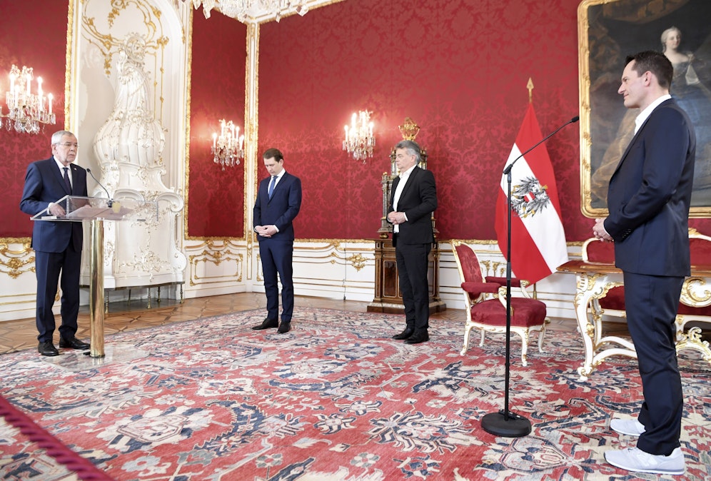 Angelobung Wolfgang Mückstein